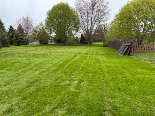 D&R Property Maintenance lawn mowing and edging work