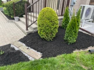 D&R Property Maintenance garden bed and landscaping work
